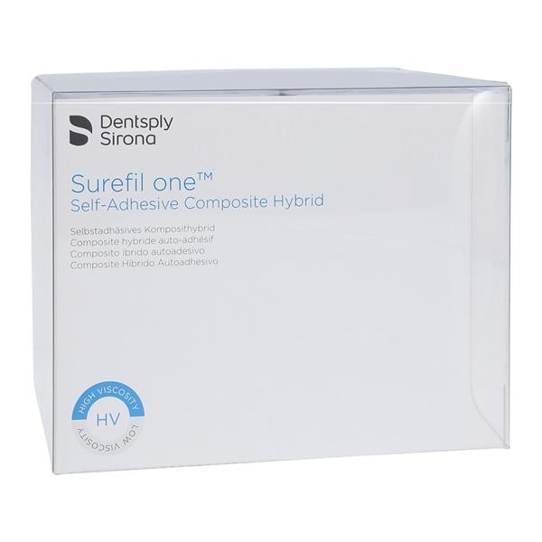 Dentsply Sirona 60300200 Surefilone Self-Adhesive Composite Hybrid Intro Kit 50/Pk Dentsply Sirona 60300200 Surefilone Self-Adhesive Composite Hybrid Intro Kit 50/Pk